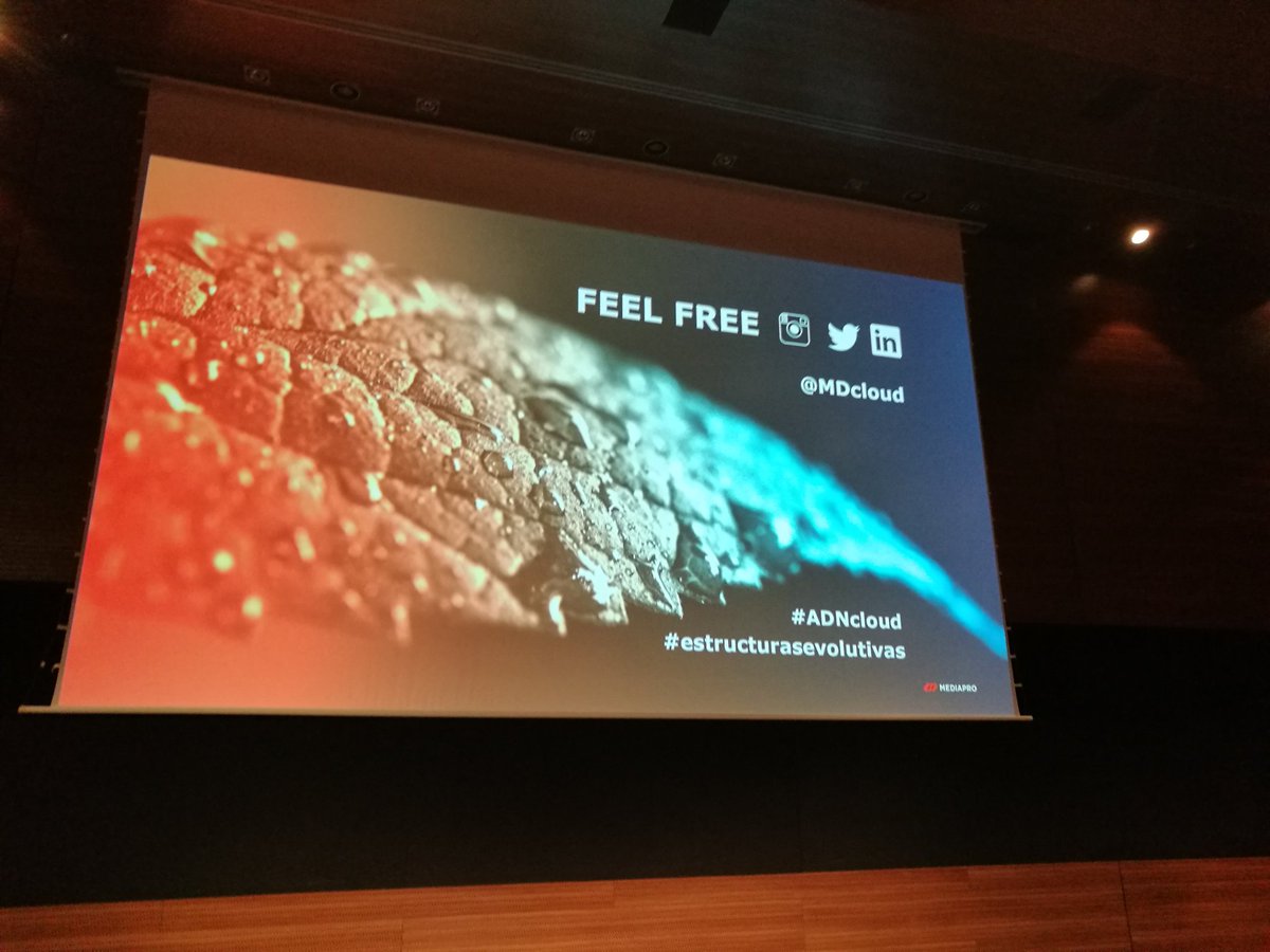 ArielPiedras's tweet photo. #mdcloud New brand image event #ADNcloud #estructurasevolutivas https://t.co/RuVrqJp21f