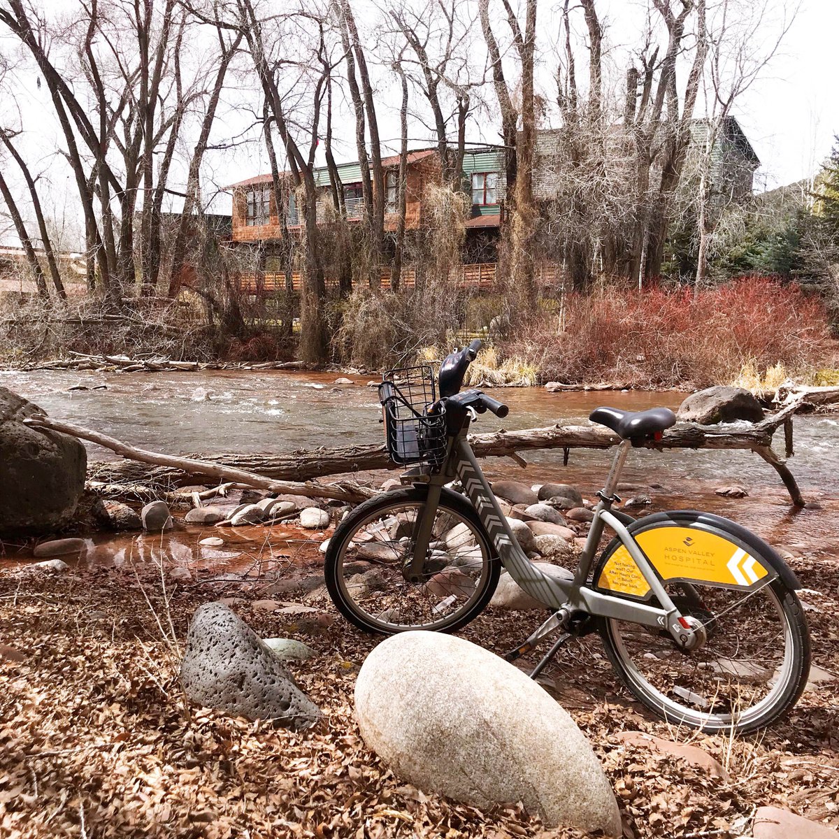 The river is rolling just like WE are about to when WE-cycle launches in just over a week!