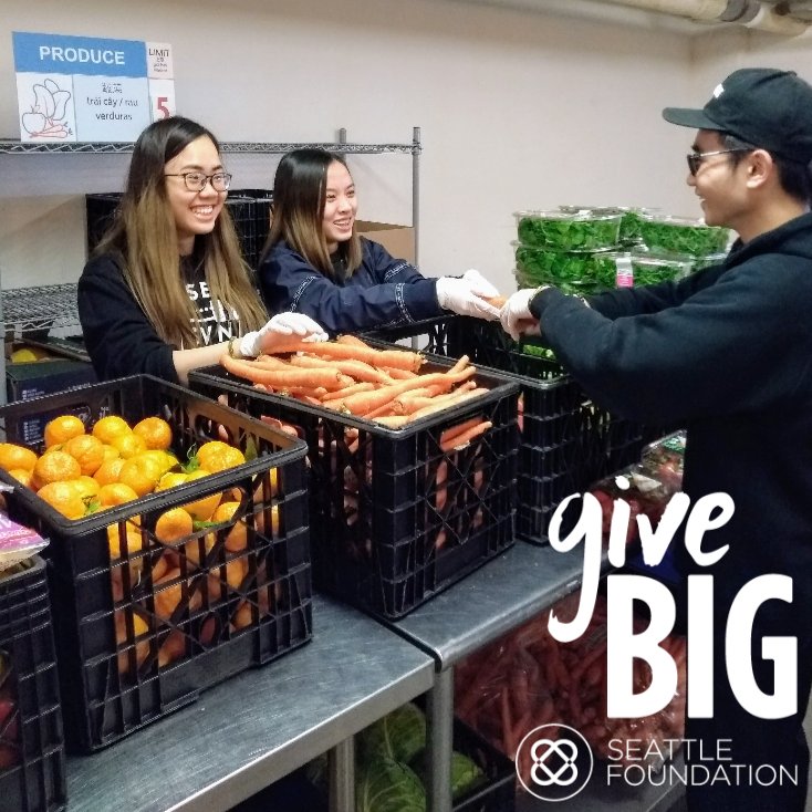 Stock up after you clock out! Because of our new evening hours, we helped 1,000+ more people access free groceries - including lots of people who work downtown. Help us fill the pantries of all our neighbors by donating to #GiveBig starting April 26! Like if you plan to #GiveBig!
