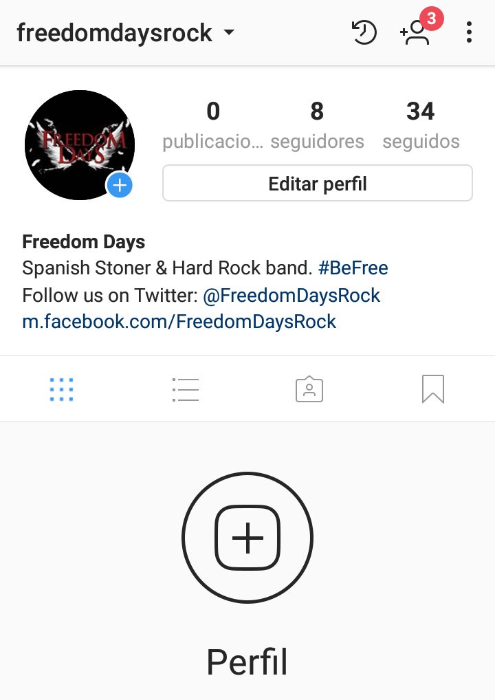 FreedomDaysRock's tweet photo. Nos hemos hecho un Instagramo MUY bonito para subir nuestras caras guapas y demás movidas que nos vayan pasando.
-Disclaimer: aún no hemos subido nada pero en nada ya le damos al tema-
FD. https://t.co/pmgcnhug9W
