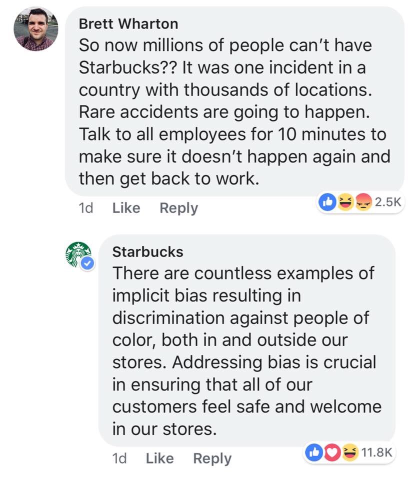 __BHB__'s tweet photo. Starbucks is replying to people on their post? I see. https://t.co/OK7SzI8WxR