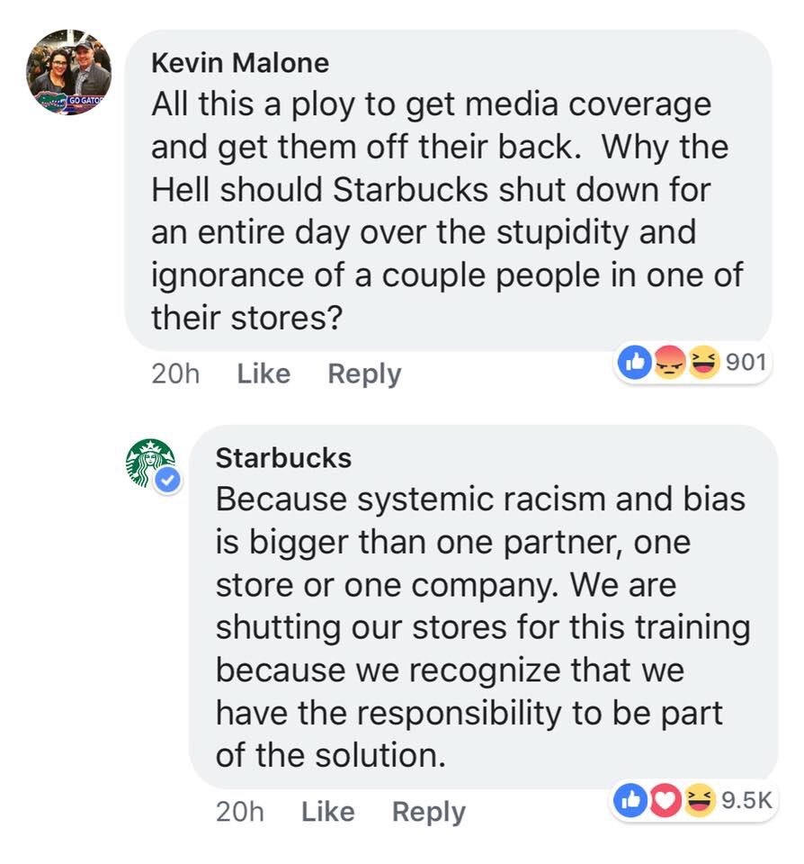 __BHB__'s tweet photo. Starbucks is replying to people on their post? I see. https://t.co/OK7SzI8WxR