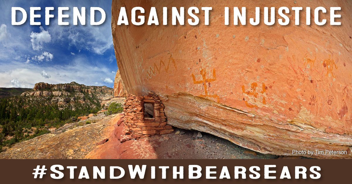 savebearsears's tweet photo. "Bears Ears National Monument was reduced in violation of our human rights. If this action stands, it sends a signal that any protection of land sacred to indigenous peoples may also be at risk." https://t.co/xFvk84Jm81 #StandWithBearsEars! @WhiteHouse #MonumentsForAll https://t.co/QQ5QBT65s1