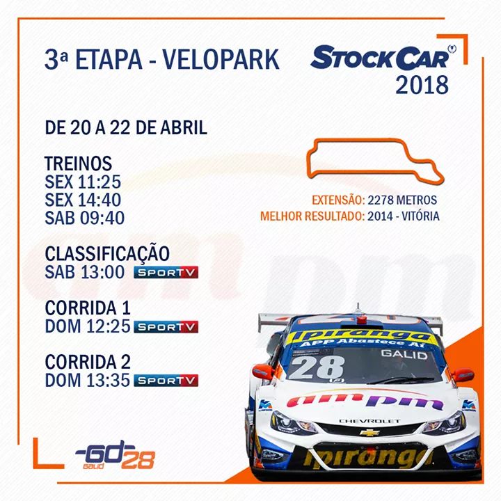 Galid_Osman's tweet photo. Fique ligado na programação para esse fim de semana de @Stock_Car no @Velopark. Vamos focados em buscar um grande resultado. Pra cima deles!

#GD28 #IpirangaRacing #AmPm #StockCar #CavaleiroSports
🏁 https://t.co/kJEIcjaGSq