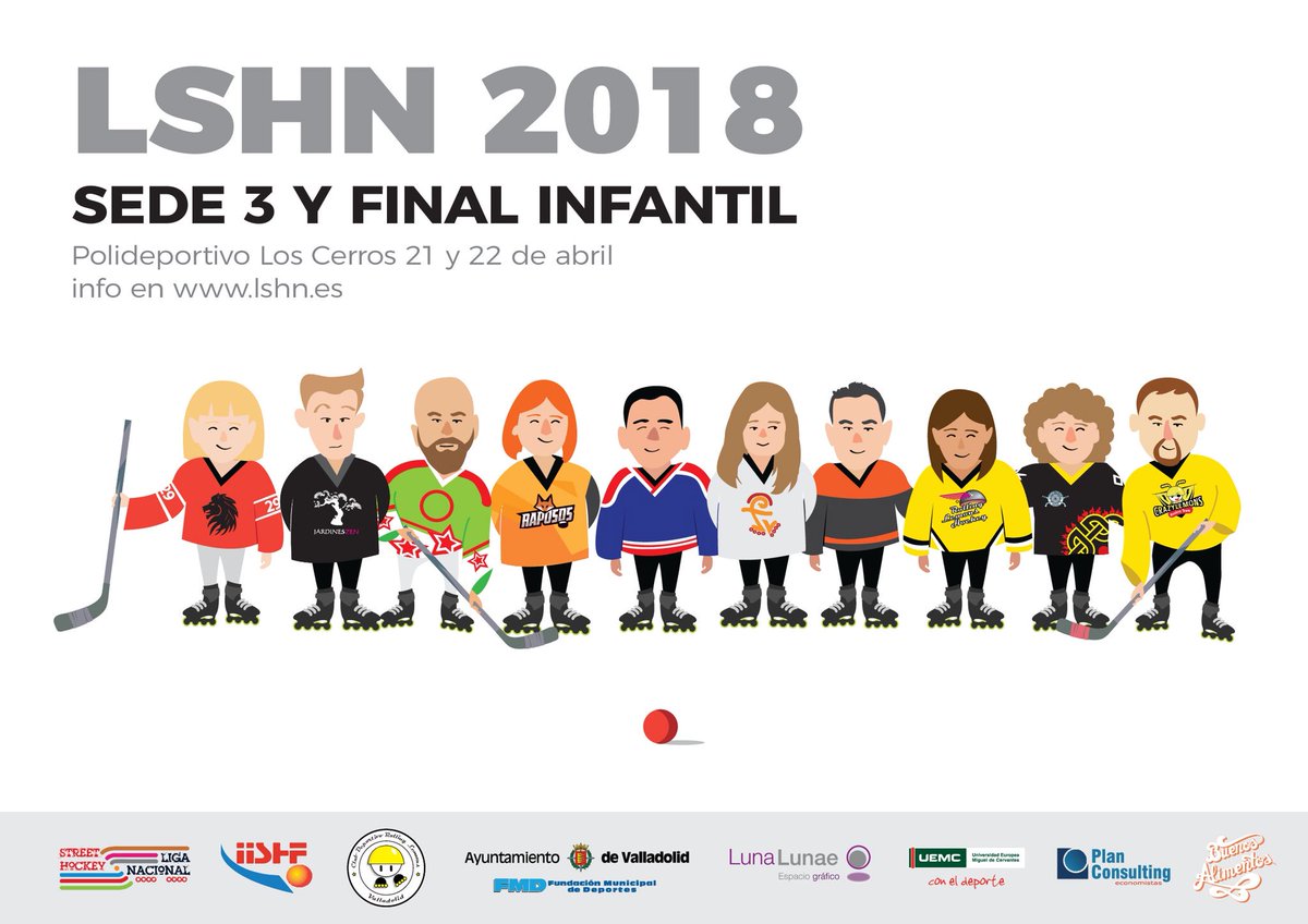 Rolling_Lemons's tweet photo. Este fin de semana Liga Nacional de Skater Hockey #LSHN en Cerros. Niñ@s sábado desde las 16h y mayores domingo desde las 9h. Lista la marea amarilla? @AyuntamientoVLL @APDValladolid @alberbustos @Dip_Va https://t.co/rWfevoFEbQ