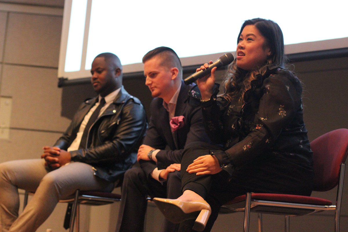 bcfoodandbev's tweet photo. #TBT When #FoodProWest #media sponsor @itsmegracel of @BrandApiary spoke at @STUAcademy offering her words of wisdom and support of #StartupHacks 2018! https://t.co/20jodlM9MK