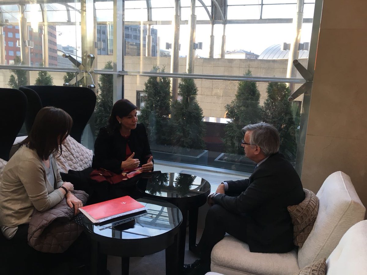 IgnacioYbanez's tweet photo. Con Glòria Pérez-Salmerón @GPSalmeron  Presidenta de IFLA y con Marila Delibes  @InstCervantes de Moscú hemos hablado de proyectos entre @IFLA y Rusia y de nuevas idea a desarrollar entre Rusia y España @EmbEspRusia @mae_rusia @MAECgob https://t.co/LifcK9LnhD