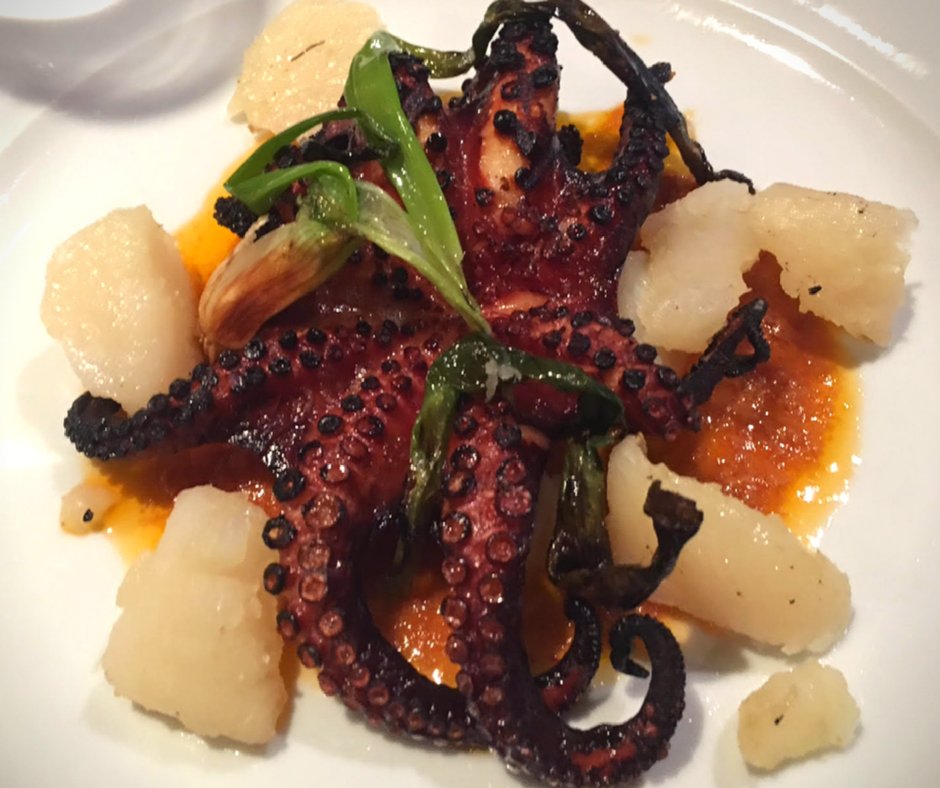 WisterBYOB's tweet photo. Make sure to stop by #WisterBYOB since our new menu debut! 

We're preparing new additions like this octopus made with nduja, potatoes, calabrian chiles, &amp; scallions. 

Visit our website to browse the rest: https://t.co/pMOrcgKGDS https://t.co/N9jSITKonN