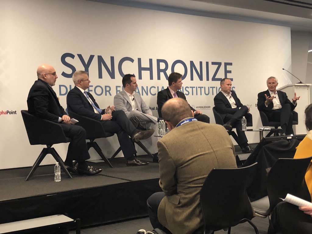 vera_newhouse's tweet photo. .@digitalasset Chris Church, @Accenture Dave Treat discuss future revenue opps of DLT #Synchronize2018 https://t.co/lERe9ssvvU