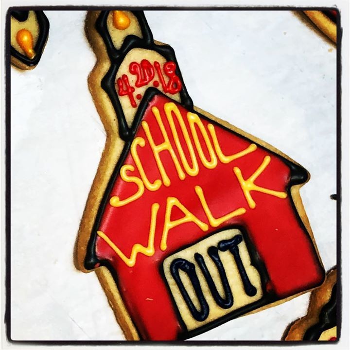 theablebaker's tweet photo. Cookies for protesters. Available Friday, while supplies last. #schoolwalkout #enough #maplewoodnj #teambutter https://t.co/gYlSKhCgBH https://t.co/PmK688hepI