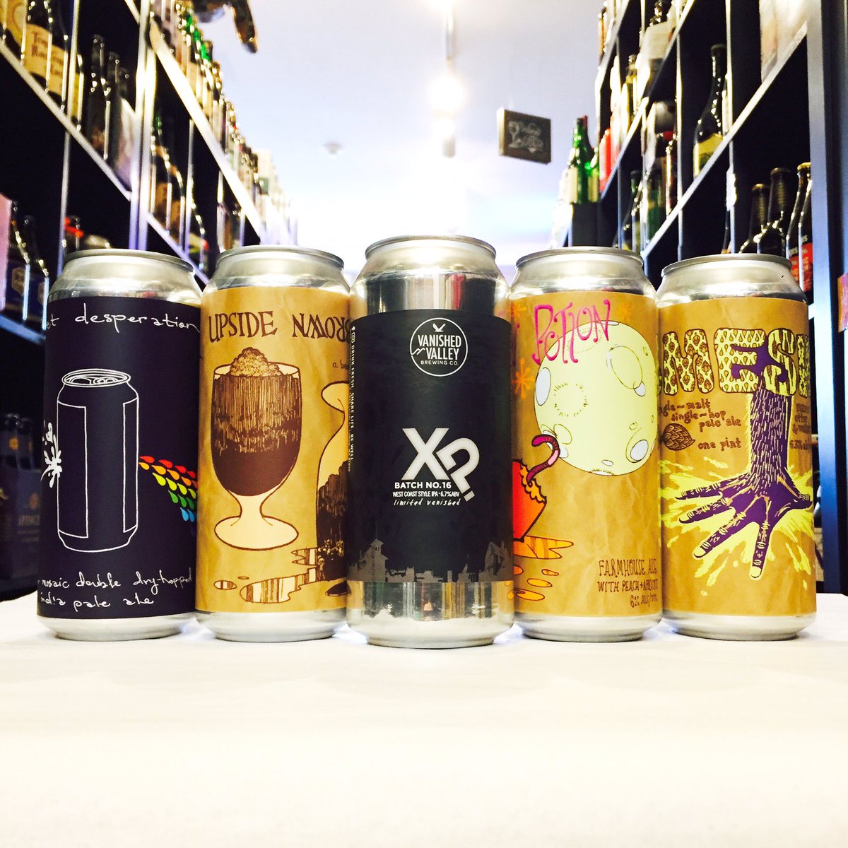 cbc_newton's tweet photo. 16oz Cans #CBCDeliveryDay #barewolfbrewing #vanishedvalleybrewing https://t.co/vwsVA03g1x