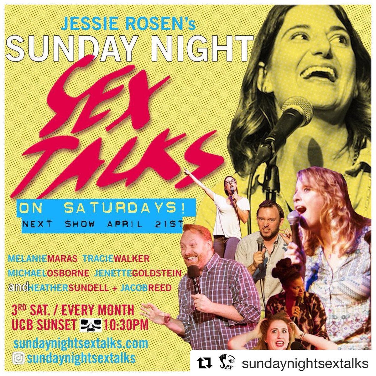 🚨🚨🚨THIS show, THIS line-up, THIS SATURDAY! 10:30p <a href="/ucbsunset/">UCB Sunset</a>!