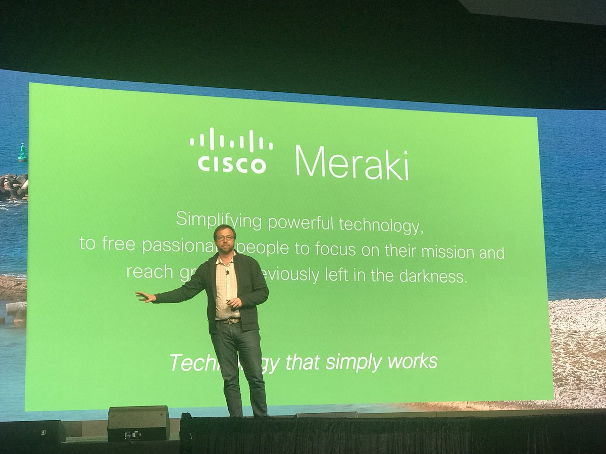 Always great to watch <a href="/tnight/">Todd Nightingale</a> #crushing it at #PCW2018 <a href="/meraki/">Cisco Meraki</a> <a href="/merakipartners/">Meraki Partners</a>