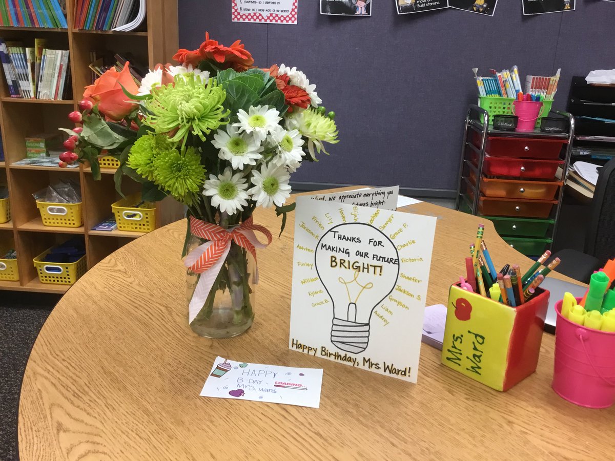 I’m feeling the love!  Thank you students and parents for thinking of me!