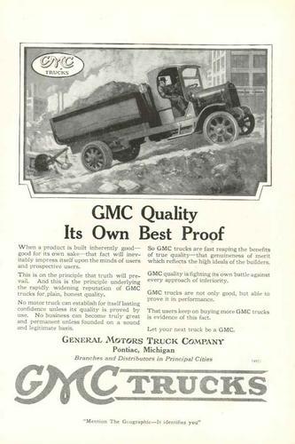 RVCGMC's tweet image. We're throwing it back with this vintage GMC print ad! #ThrowbackThursday