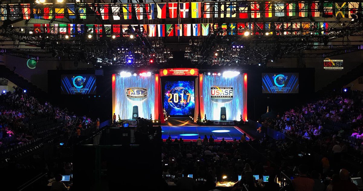 RossRintala's tweet photo. PSA!! This will all be here in a week!! I repeat we are a week away from Thursday travel day!! Make these last few days with your team count!! #CheerWorlds2018 🌎🙌🏼 https://t.co/l47rUjZHg5