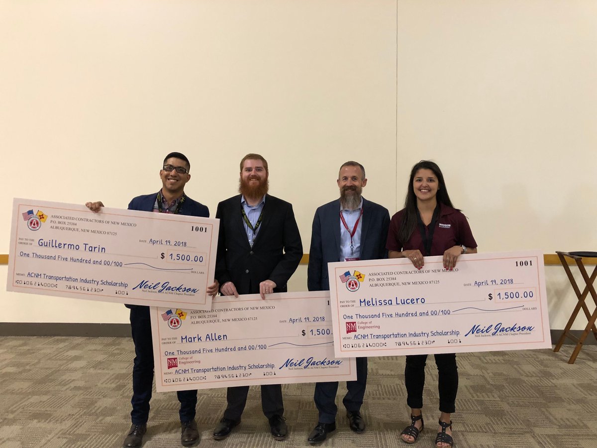 buildnewmexico's tweet photo. Go Aggies! We are happy to see our local students working hard and welcome them to the workforce- we can't wait to see all the great things you will accomplish!
#ACNM #buildnewmexico #NMSUengineering #NMTransCon #scholarships https://t.co/yI2cqCczTH