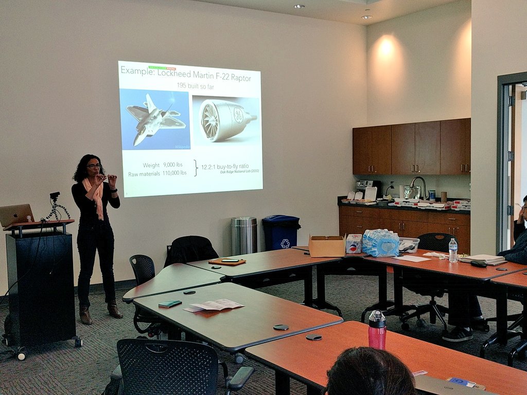 VTSuN's tweet photo. We are glad to have @marinavance from @CUBoulder, and also former deputy director of @NanoEarthVT and assoc. director of @VTSuN giving our final seminar of the semester! Welcome back Nina! @VirginiaTechCEE @NanoEarthVT @VTEngineering @ICTASVT @VT_Science @VTGradCommunity https://t.co/3BFwKhKH4V