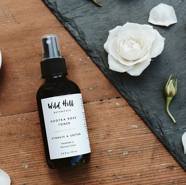 Soothe your delicate skin and give it a dose of hydration with Wild Hill Botanicals' Nootka Rose Toner.