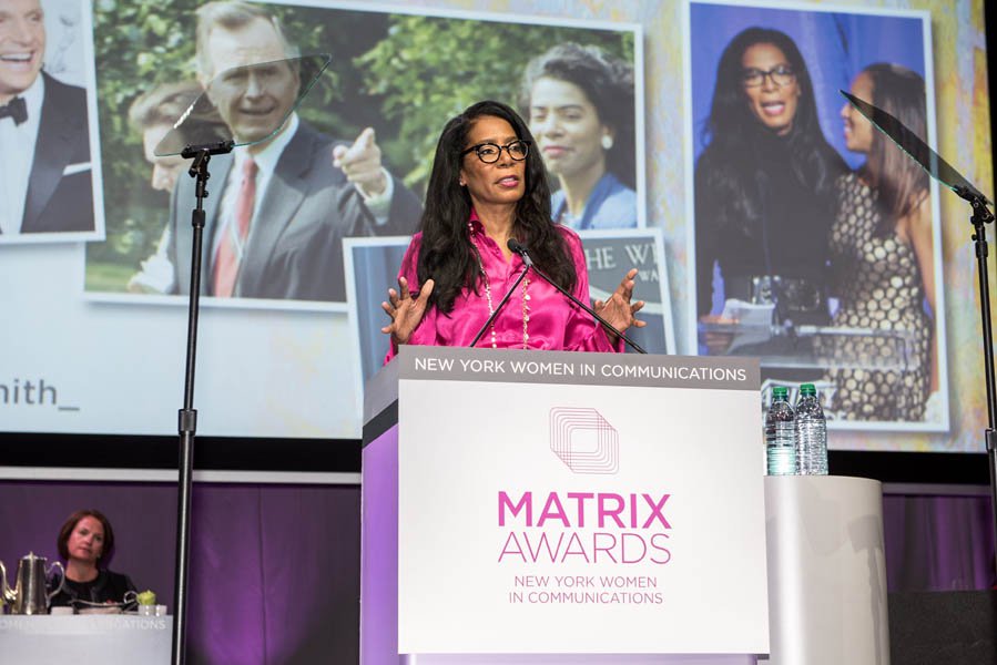 NYWICI's tweet photo. In honor of the @ScandalABC series finale, this #ThrowbackThursday we're honoring #Matrix17 honoree @JudySmith_, the real-life #OliviaPope #TGIT https://t.co/lEgmgToIPU