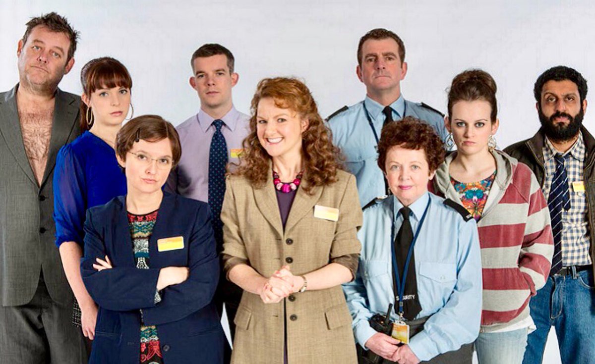 Rewatching #TheJobLot series 1, so bloody funny! Angela and Graham crease me 🤣 @jo_enright @TonyMaudsley1 @russelltovey