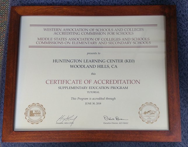 huntingtonwh's tweet photo. We are accredited by WASC, the same accreditation that local schools have. #NotEasyToGet https://t.co/AlIJYloa05