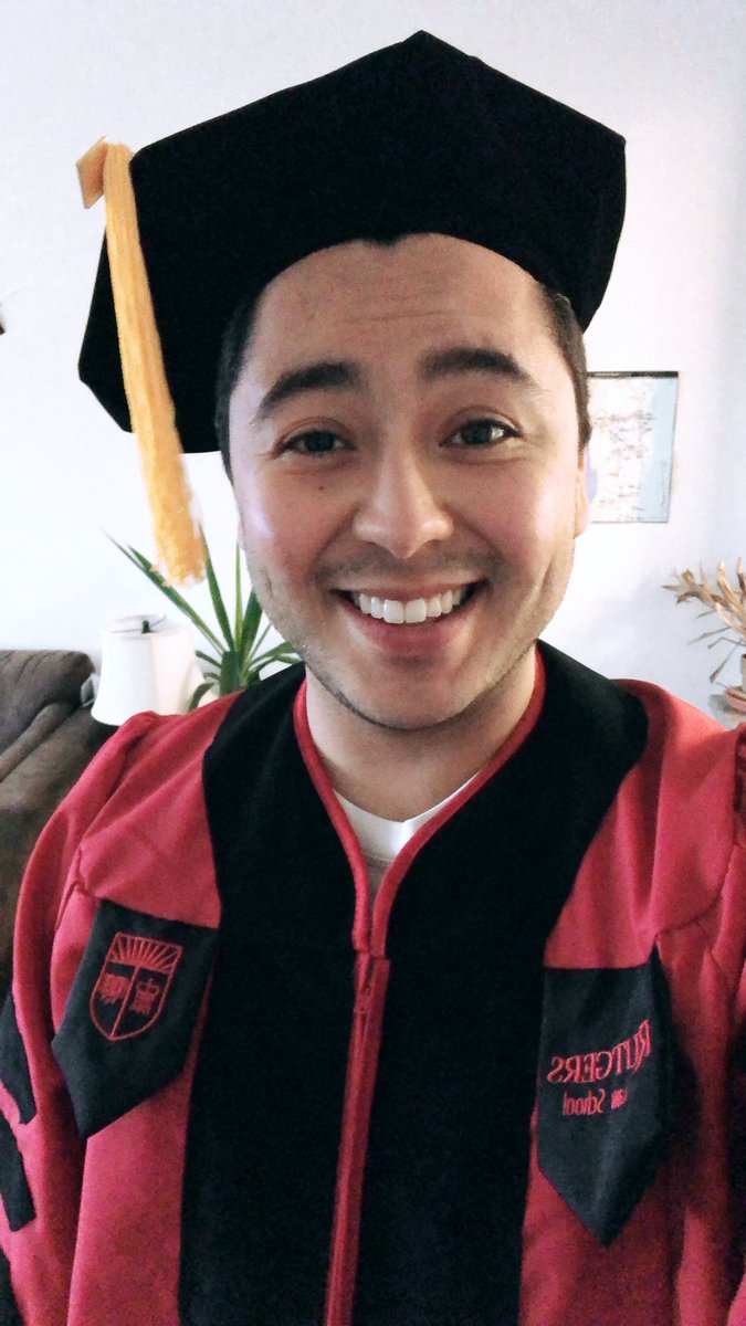 This #lawdegree is coming much quicker than I thought. I was so happy when I received my cap and gown today. Y’all...I’m really about to be the first lawyer in my whole entire family! #lawyer #latino #firstlawyer #rutgerslaw #legal