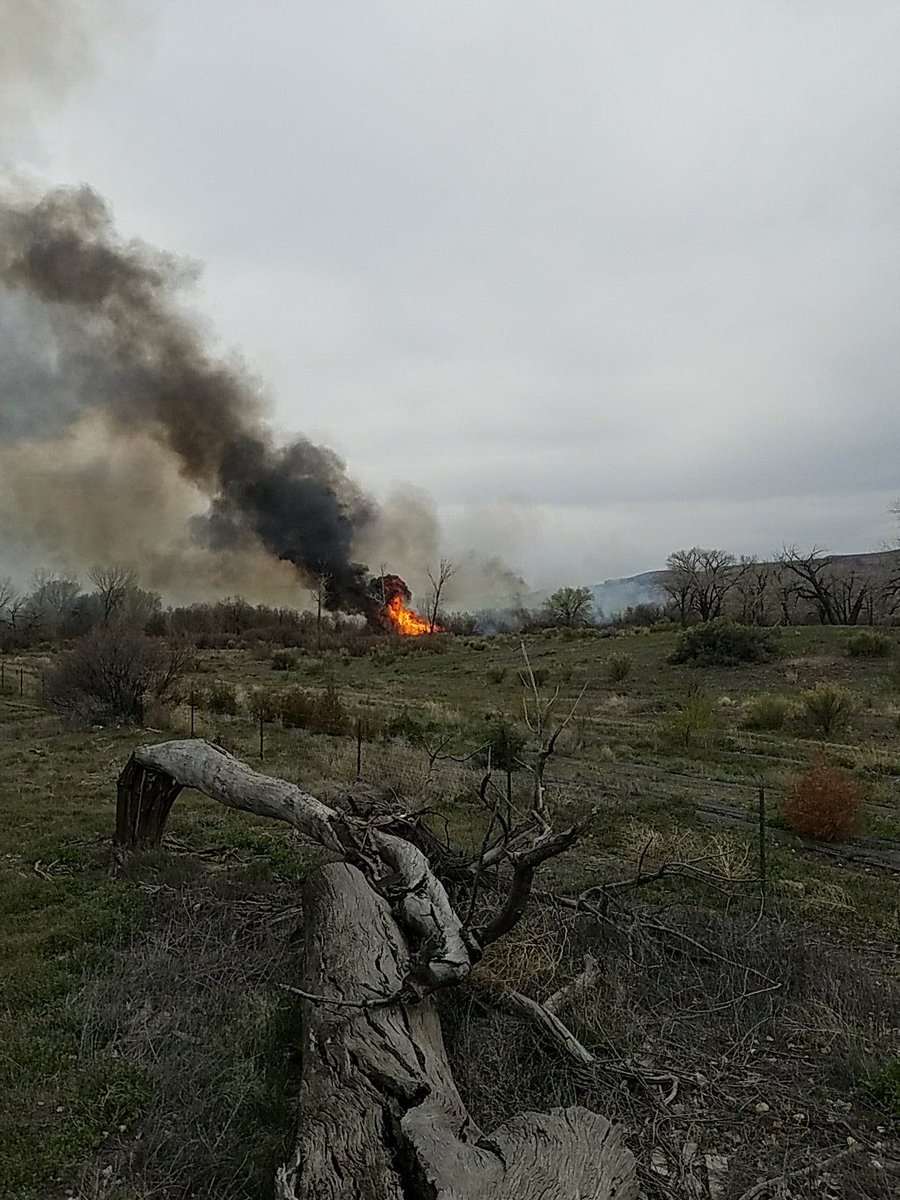 garyharmonGJ's tweet photo. Skipper Island fire spreads west.#gjsentinel #mesaco https://t.co/V7lgZ8RVvt