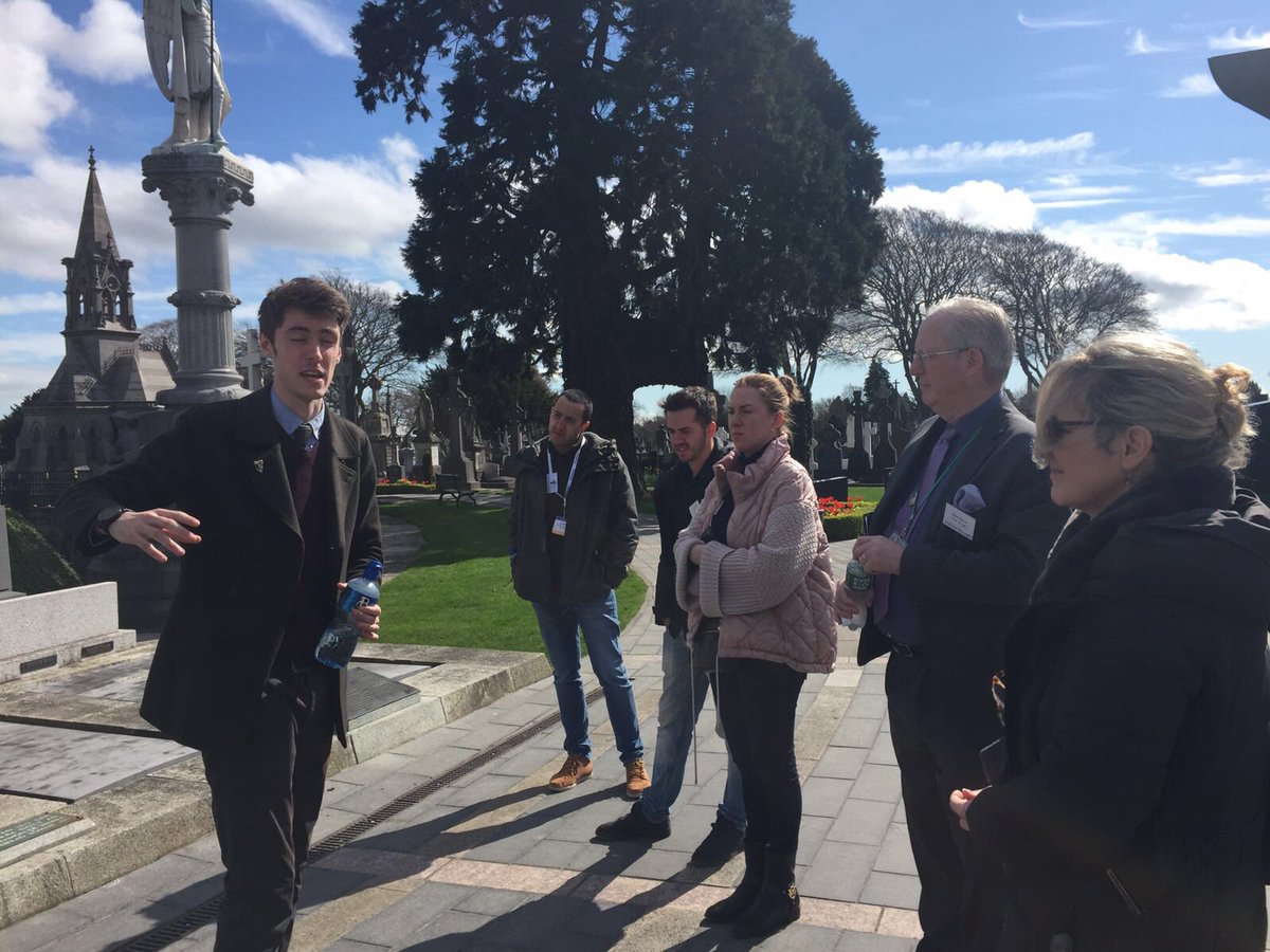 MeithealIreland's tweet photo. Thanks to Niall and Ann for the tour around @glasnevin with some buyers on our half day tour of Dublin #Meitheal2018 https://t.co/6j9Ota2a4a
