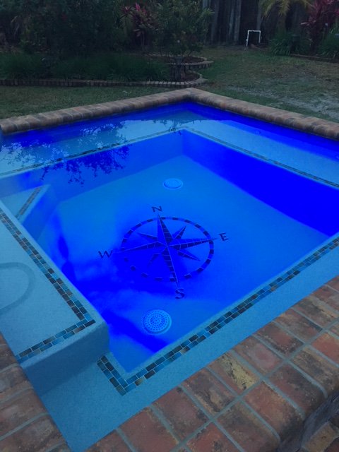 AllInOnePoolsFL's tweet photo. Add some fun and originality to your new pool or spa with hand cut tile mosaics by Artistry in Mosaics and Custom Mosaics, the largest manufacturers of quality, handcrafted ceramic mosaic tile designs in the world! #custompools #mosaics #customspas #allinonepools #brevardpools https://t.co/O4JULbzbin