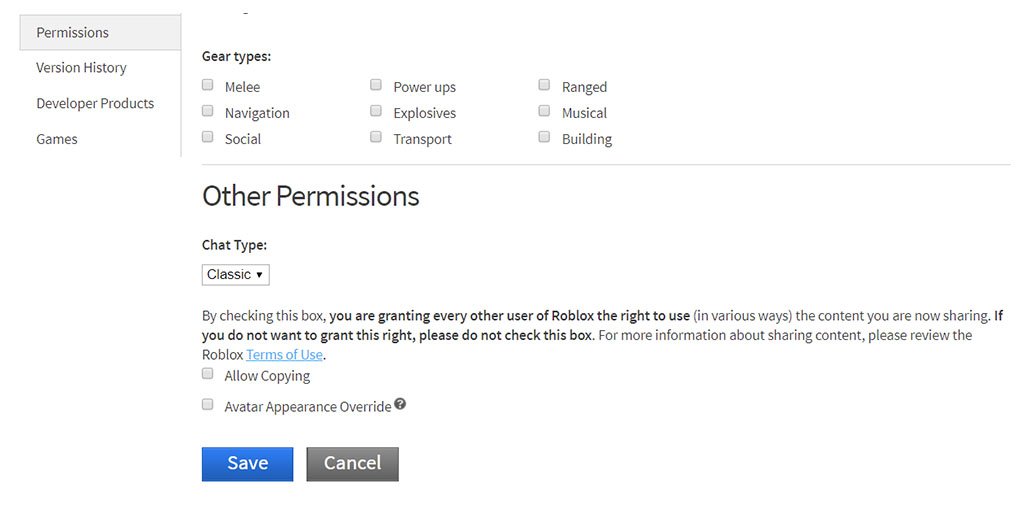 Roblox Developer Relations On Twitter Hey Developers We Ve Made Some Changes To The Permissions Page The Default Behavior Is The Same But The Checkbox Now Remains Unchecked When You Want The - roblox developer relations on twitter roblox site 19 uncopylocked Roblox Developer Relations On Twitter Hey Developers We Ve Made Some Changes To The Permissions Page The Default Behavior Is The Same But The Checkbox Now Remains Unchecked When You Want The - roblox site 19 uncopylocked