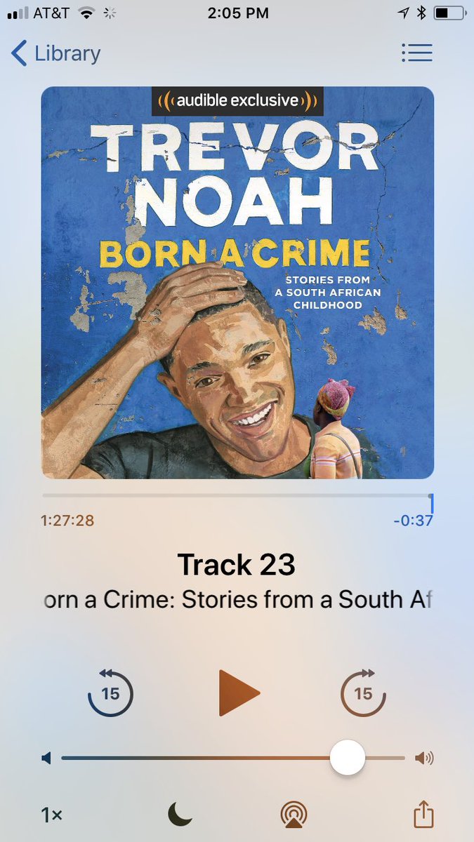 This was an incredible book <a href="/Trevornoah/">Trevor Noah</a> ! Highly recommend reading or listening to this amazing dudes story