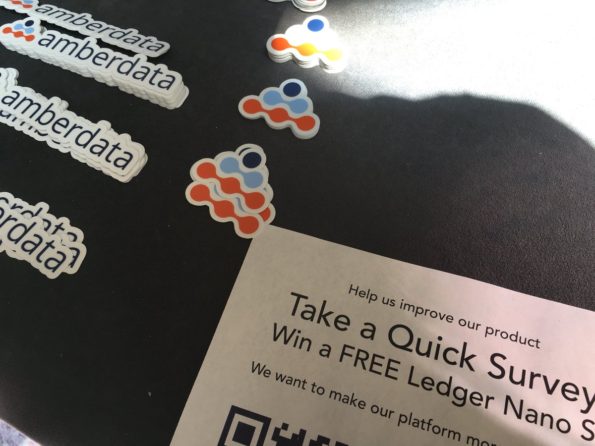 Amberdataio's tweet photo. We’re at #BlockDev18 helping blockchain business get smarter metrics and insights! Come visit our booth and enter to win a Ledger Nano S! https://t.co/ECwUaBCvFo