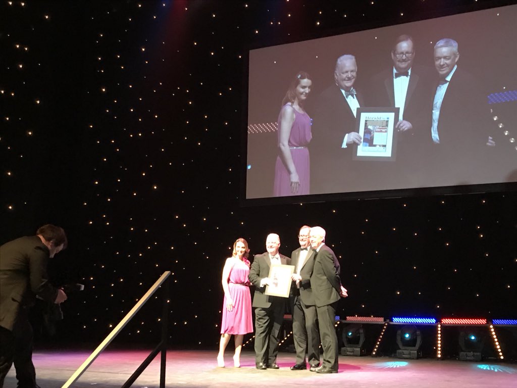 MsClareMBaker's tweet image. Can’t wait to hear the #editors choice award #HeraldBizAward. DalmationDog #HeartIfGold #oaddionInEducationSection #PhilDavies