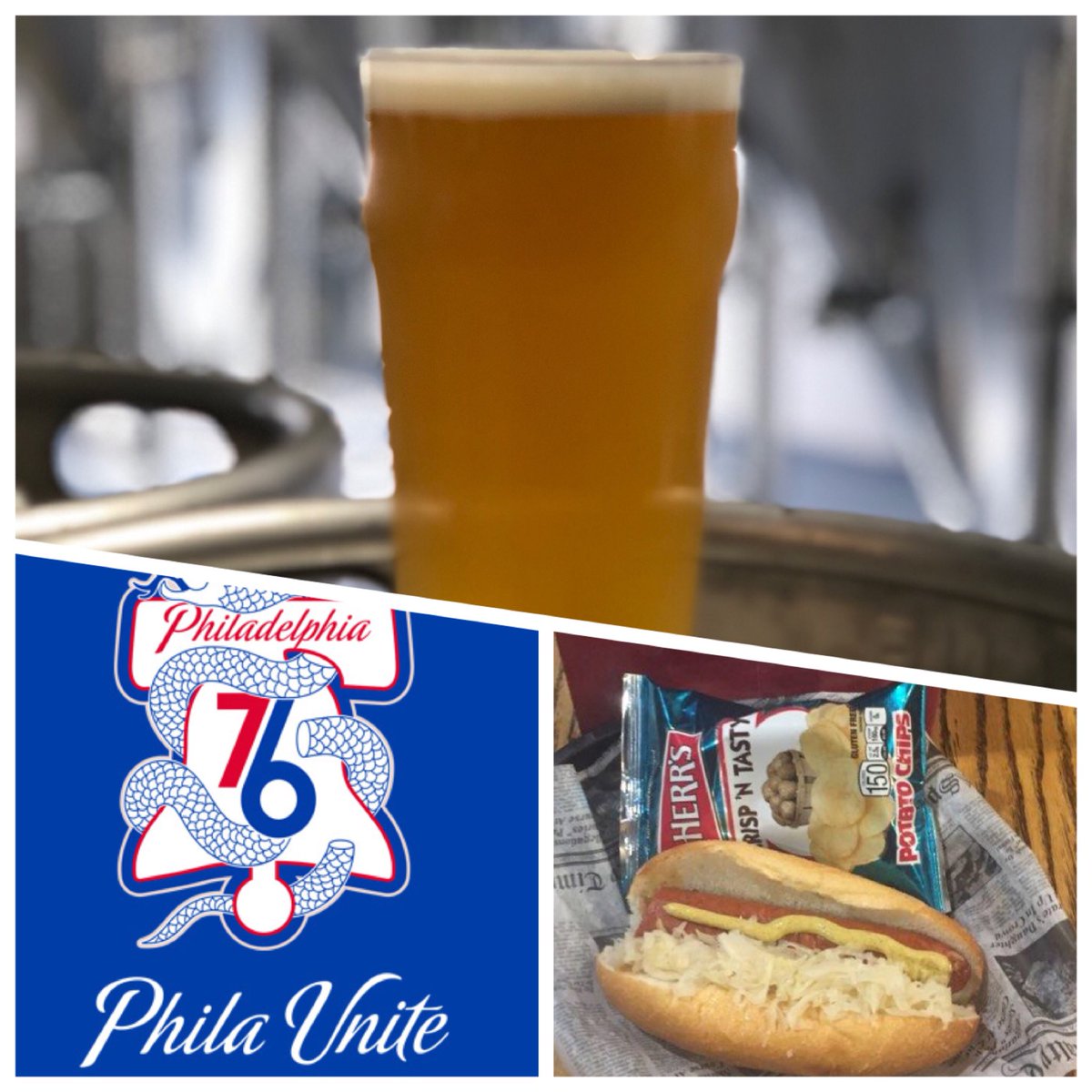 LocustLaneCB's tweet photo. Here they come! Sixers v Heat tonight @ 7 pm. Catch the game in our Taproom and enjoy a freshly brewed Kolsch and the NEW Kielbasa Sandwich from @nicks_northeast! See you at Locust Lane! #llbeer #malvern #bvbrewscene #sixers #philaunite #kolsch #kielbasa #localcraftbeer https://t.co/nKpbkFQZ32