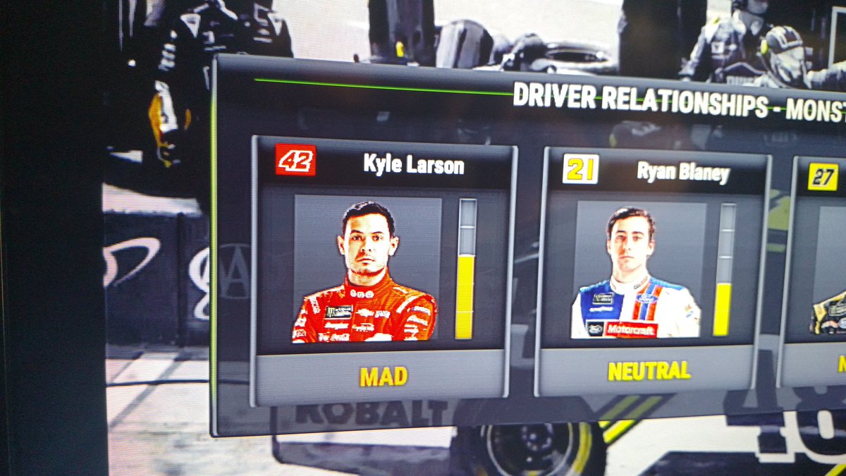 YeahBuddyRacing's tweet photo. Hey @KyleLarsonRacin, raced at Michigan and pushed you to the win for our team and then this happens. I don't get it. We started in the top 5, I pushed you thru to P1 and on to the W. https://t.co/NHAt4wDWz1