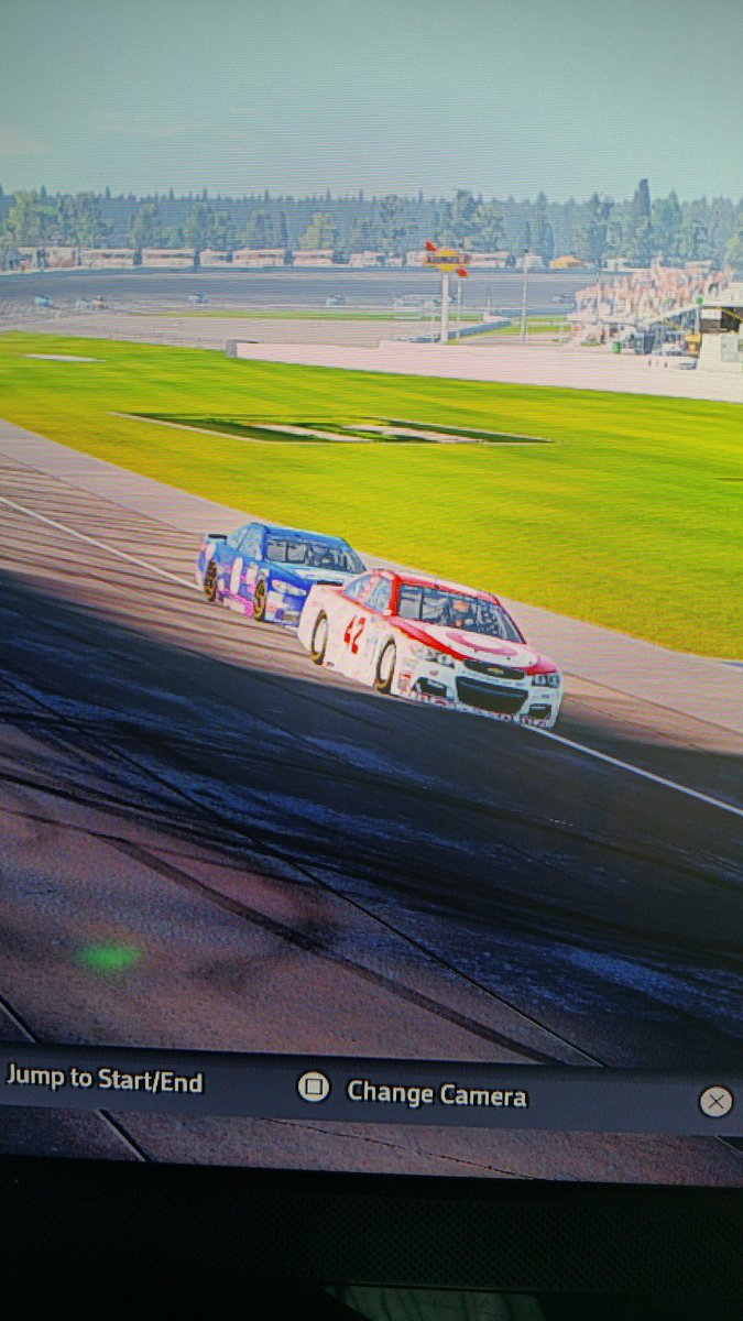 YeahBuddyRacing's tweet photo. Hey @KyleLarsonRacin, raced at Michigan and pushed you to the win for our team and then this happens. I don't get it. We started in the top 5, I pushed you thru to P1 and on to the W. https://t.co/NHAt4wDWz1