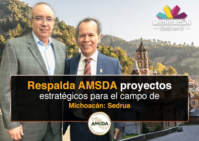 AmsdaMx's tweet photo. Entérate más del respaldo de @AmsdaMx en proyectos para el Estado de @GobMichoacan  - 

https://t.co/18UuHkSQuv https://t.co/N45NXf3s4R