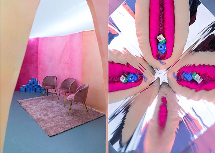 parasolpopup's tweet photo. Stop by the @sustain pop-up, 'Get on top’, a physical space  for women to explore their bodies , sexual health and wellness.🌷 You can also shop @missmeiks ‘s new book! Come learn about the vagina! Everyday Until Sunday / 12-6pm 
#ParasolProjects #Parasol https://t.co/tdBANefSRC