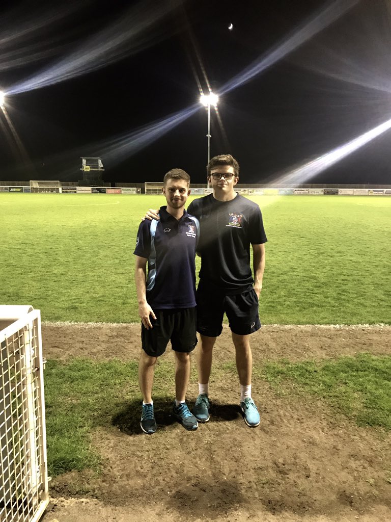 ST_MilesCorbett's tweet photo. It has been a fantastic 2 years working alongside @James_RedmanST for @UoGMFootball with the perfect way to finish the year and our time with the team. Congrats on the win lads, you deserve it. #RatherBeACheese #Varsity2018 @UoGSPT https://t.co/z7ezNJsmee