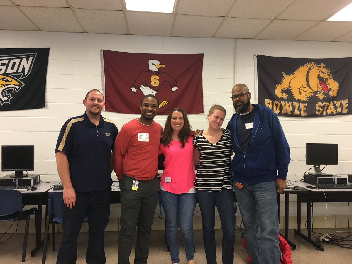 CougarsTSHS's tweet photo. TS staff participated in county level Restorative Practices PD. We are always looking for ways to improve community. Shout out to Ms. Thompson, Mr. Matthews, Mr. Daversa and Ms. Byrne for attending. #cougapride @CCPS @ccpssupt https://t.co/E8U8NWz24P