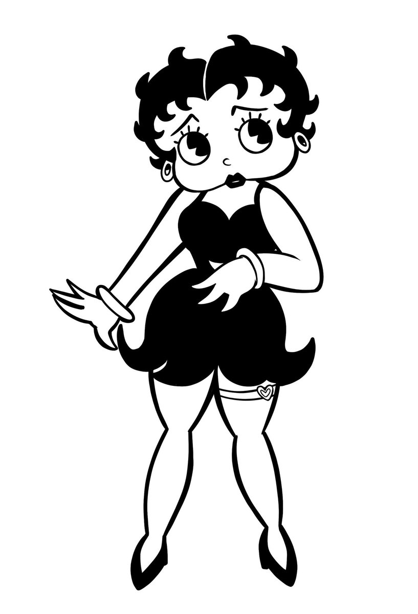 Found some old Betty Boop sketches from a long time ago. 