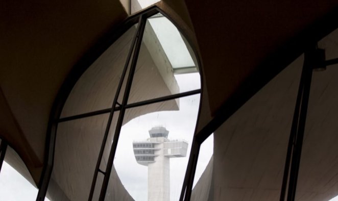 FastCompany's tweet photo. New TWA hotel evokes the golden age of flying (exclusive photos) https://t.co/xGlZNnzu5R https://t.co/MYSh5sKqI8