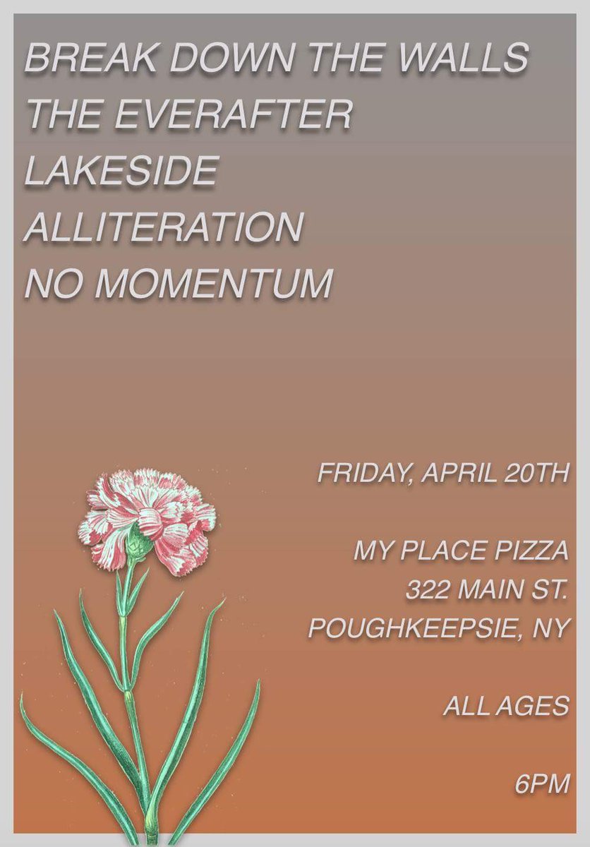 Tomorrow, $5 at the door, gonna be a hot one!