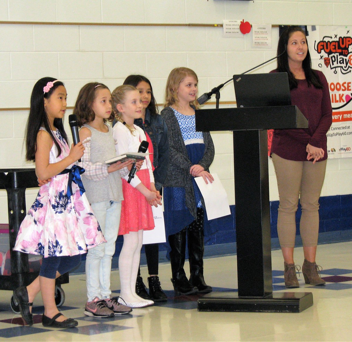 D60office's tweet photo. 3rd Grade students with Ms. Gregory gave an impressive ELA presentation to the Board of Education. Loved the Superbowl of Reading!#d60learns https://t.co/psD82rNQpE