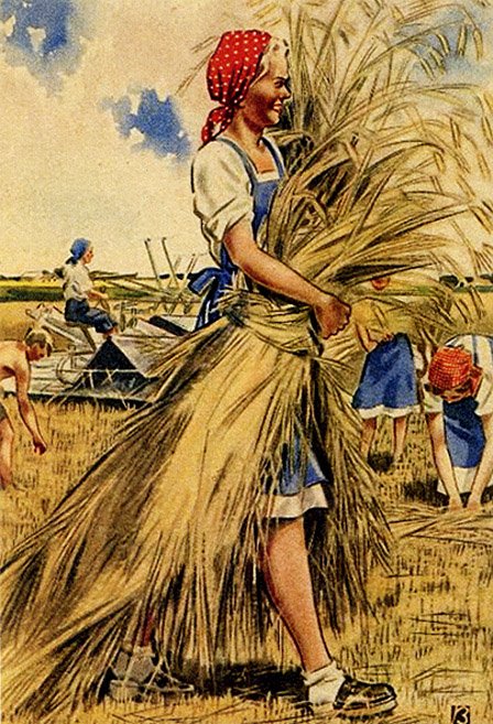 Glockengeist's tweet photo. A series of postcards produced in Germany which perfectly illustrate the roles of women in the Third Reich.

Teacher, harvester, doctor and scientist. https://t.co/EVlrUMnq6W