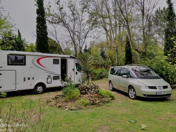 "Maudolf", Sonntag, den 15.04. bis Donnerstag, den 19.04.2018 - Fahrt nach Hinojus - Spanien - Besuch bei einer Bekannten - Handy ertrinkt im Regen - reine Erholung - maudolf-on-tour.de/maudolf-sonnta…
