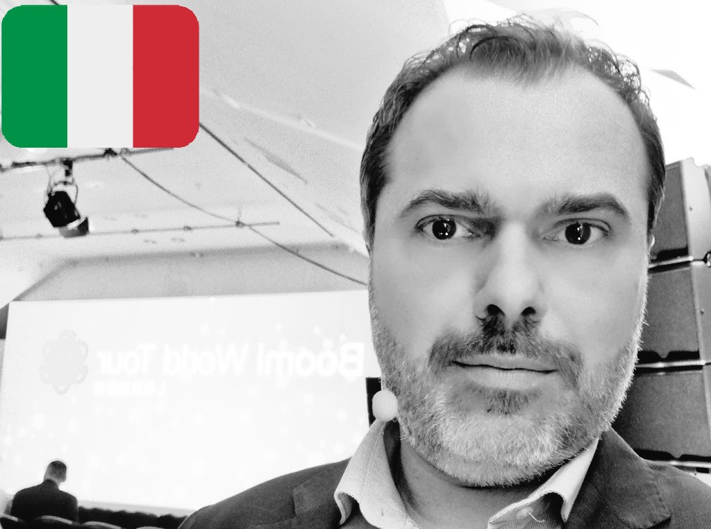 LinariStefano's tweet photo. #BoomiTour18, exited to move on stage for #IoT session. Real use cases of #Industry40 and #cybersocialnetwork where machines "speak" with #AI https://t.co/W7k3abLNHF