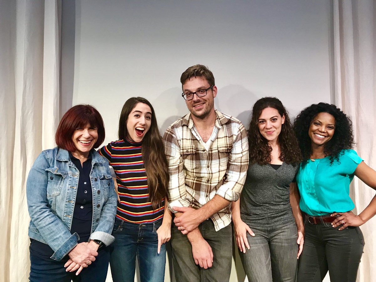 NadegeAugust's tweet photo. Retweeted Next at the Braid (@nextatthebraid):
What a great table read we had this week! We can’t wait for you to see the cast of #GuiltyParties join us May 5-22
FOR TIX: https://t.co/u1MllAWCQU
#lathtr #jwt #nextatthebraid #storytelling https://t.co/f4LYriSqTP