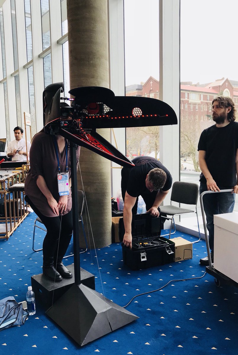 AlisonHeney's tweet photo. Completely overwhelmed by the concept, beauty, and impact of Shawn Huntโs #TransformationMask An Important fusion of Technology and Traditional practices. Check out https://t.co/frrM0WEvi6 #MW18 @museweb https://t.co/Mtpurk3i4D